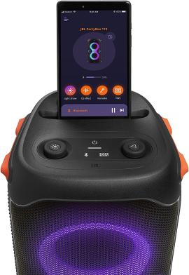 JBL PartyBox 110 - Portable Party Speaker with Built-in Lights, Powerful Sound and deep bass - Recertified/ open box