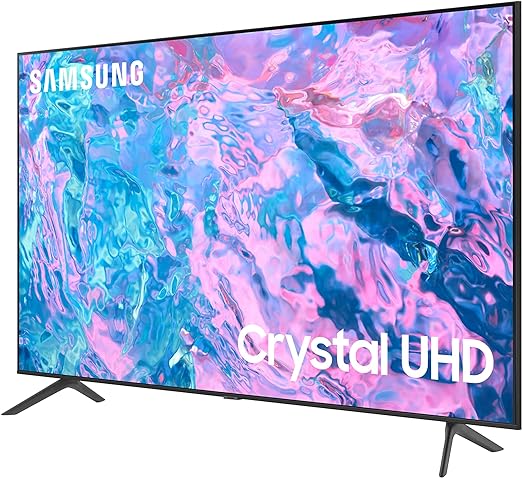 SAMSUNG 65-Inch Class Crystal UHD CU7000 Series PurColor, Object Tracking Sound Lite, HDR, Gaming Hub, Smart TV - [UN65CU7000FXZC]