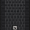 Electro-Voice EVERSE 8 battery-powered loudspeaker, black color, with a textured front grille and the brand logo visible.