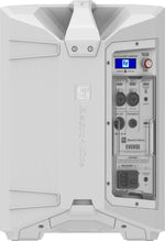 Electro-Voice EVERSE 8 weatherized portable PA speaker in White, featuring an 8-inch woofer and compact, ergonomic design for professional audio."