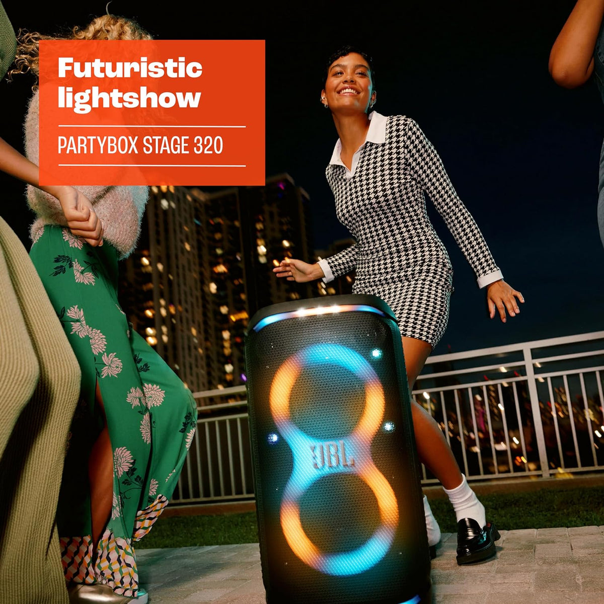 【ほぼ新品】JBL PartyBox Stage 320 JBL PartyBox Stage 320 | Portable party speaker with wheels