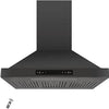 Vesta Brussels 36" | Metallic Black | 800 CFM Suction