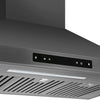 Vesta Brussels 36" | Metallic Black | 800 CFM Suction