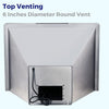 Vesta Brussels 30" | Silver | 800 CFM Suction