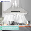 Vesta Brussels 36" | Silver | 800 CFM Suction