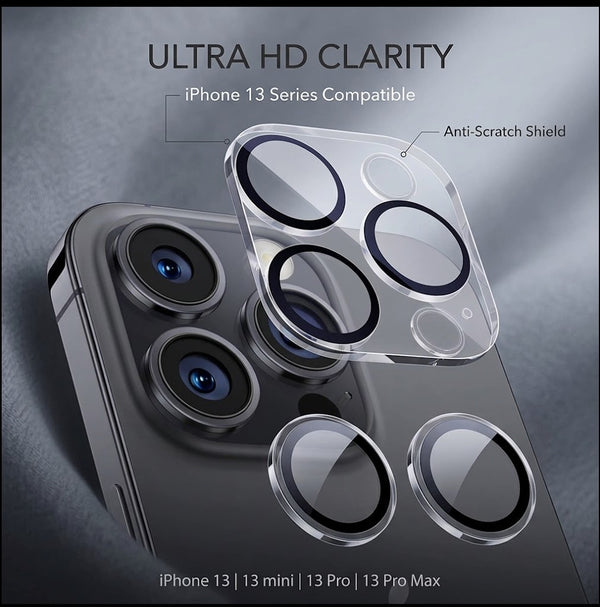 Camera lens Protector compatible with iPhone 13 Series, HD Clear Anti-Scratch