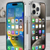 Hard Shell Clear Case for iPhone 14 Pro and iPhone 15 Pro