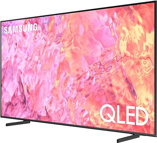 SAMSUNG 65-Inch Class QLED 4K Q60C Series Quantum HDR, Object Tracking Sound Lite, Q-Symphony, Motion Xcelerator, Gaming Hub, Smart TV with Alexa Built-in - [QN65Q60CAFXZC]