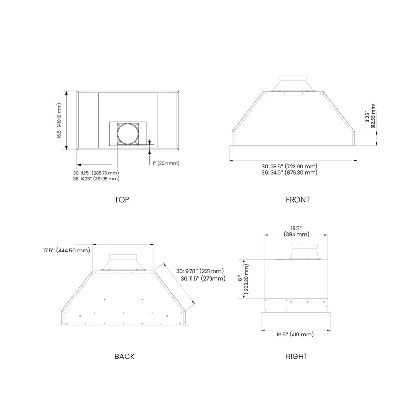 Dimensions