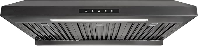 Vesta Arlington 30" | Metallic Black | 850 CFM Suction