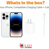 Iphone 14 Pro Max Silver with charger
