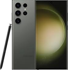 Samsung Galaxy S23 Ultra color green with S pen