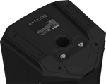 Electro-Voice EVERSE 8 weatherized portable PA speaker in Black, featuring an 8-inch woofer and compact, ergonomic design for professional audio."