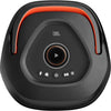 Black and orange Jbl party box 130 speaker with control buttons on a white background