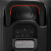 Back view of a JBL speaker with control panel and branding.
