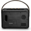 Marshall Kilburn II portable speaker in black with a leather-look carrying strap and brand logo on the front.