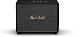 Marshall Woburn III Bluetooth home speaker in black color with the brand's logo on the front grille.
