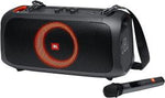 JBL PartyBox On-The-Go Portable Bluetooth Party Speaker with Built-in Lights and Wireless Mic - Recertified/open box