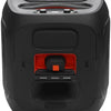 partybox back view with the battery inserted
