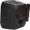 back of partybox nwith a microphone attachment