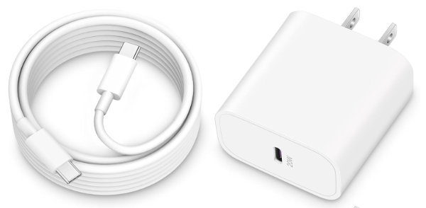 Fast Charger - Type C Adapter + Charging Cable (Lighting & USB-C) (1m)