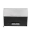Back view of Stainless steel range hood 