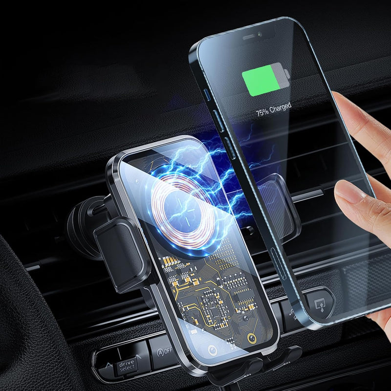 WIRELESS CAR CHARGER - 15W SUPER FAST CHARGING